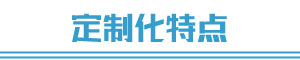 定制化特點(diǎn)